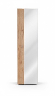 Wall cabinet with mirror Bathroom shelf high Wall cabinet 45*33*170 cm