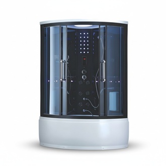 Heat cabin shower cabin steam shower comfort shower massage shower cabin 130x130 cm