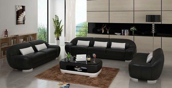 Sofa set sofa couch upholstery leather seat complete sofa set 3+2+1