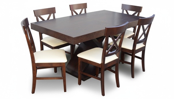 Hotel conference room table XXL tables meeting table office + 6 chairs chair