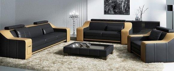 Sofa set sofa couch upholstery leather seat new sofas set 3+2+1