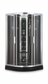 Hydromassage Shower Shower Cabin Comfort Shower Multifunction Shower 120x90 cm