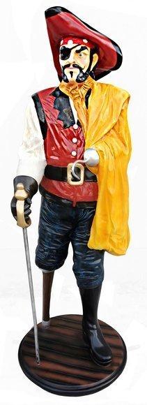 Decorative sculpture of design pirate figurine 185 cm height