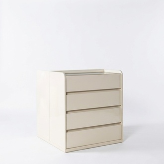 Island walk-in wardrobe double dresser both sides modern