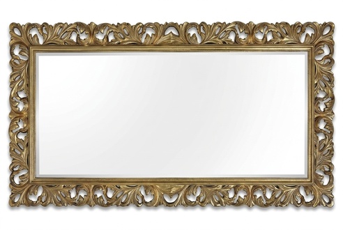 Italian classic designer mirror furniture wall mirror wood - Model 1576