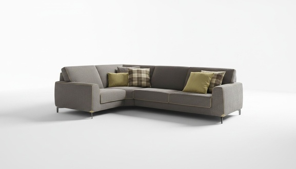 Italian Corner Sofa Sofas Couches Corner Set Furniture Fabric Textile