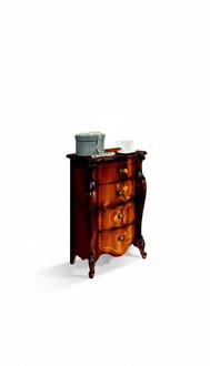 Style Baroque Italian Furniture Design Chest of Drawers Brown Luxury Wood Furniture Style Baroque New