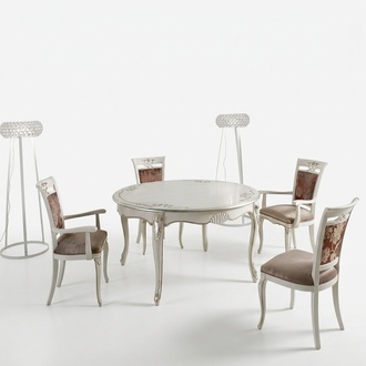 Italian furniture dining table wood luxury table design tables dining room 140x79cm