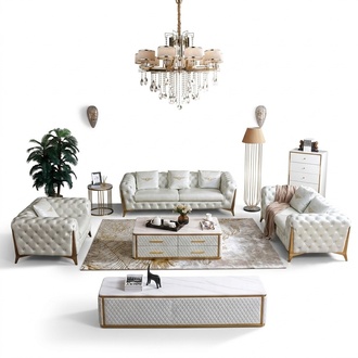 Italian luxury furniture living room seat 3+2+1 sofa set furniture couch sofa new