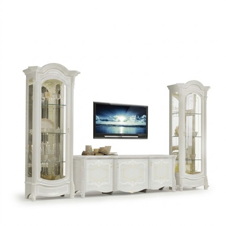 Italian style furniture - living room 3 pieces. Set living room showcase rtv jvmoebel ®