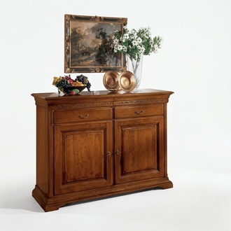 Italian Style Furniture Sideboard Brown Luxury Chest of Drawers Wood Living Room