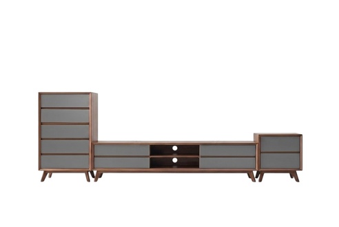 Italian Wood Furniture Designer Living Room Wall Chest of Drawers Sideboard Living Room