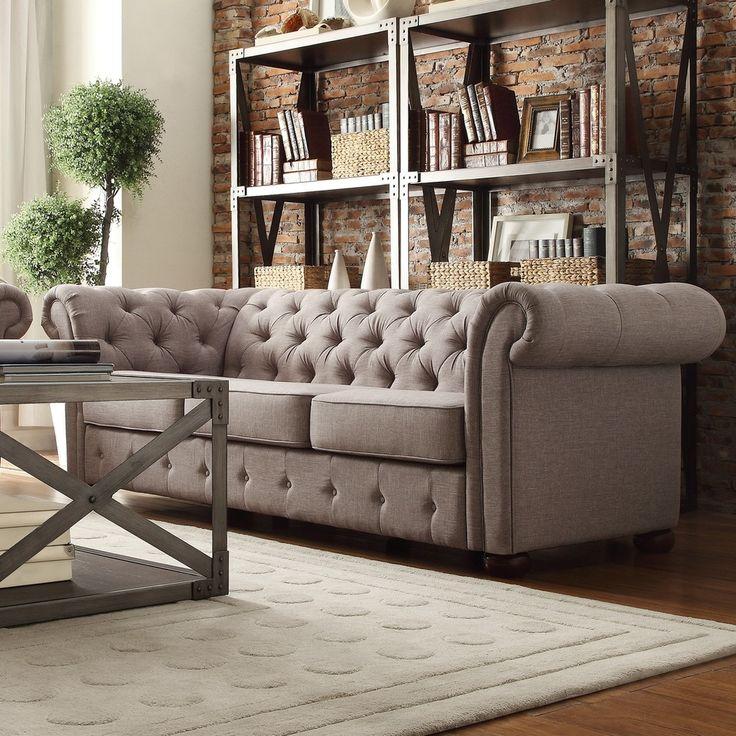 Noble fabric sofa couch Chesterfield upholstery seat lounge club sofas leather 3 seater