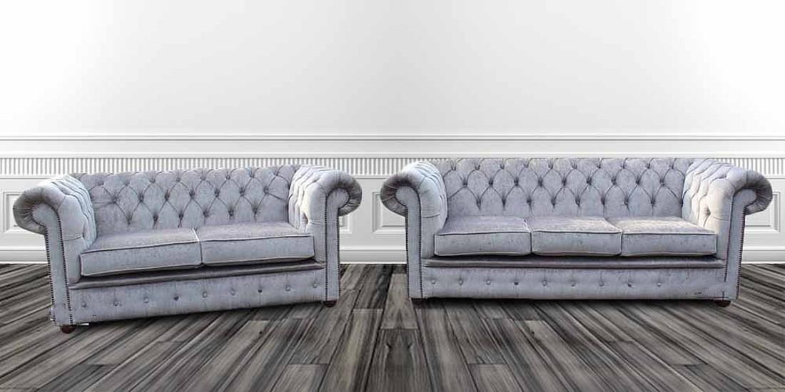 Design upholstered sofa couch seat lounge club set Chesterfield sofa set