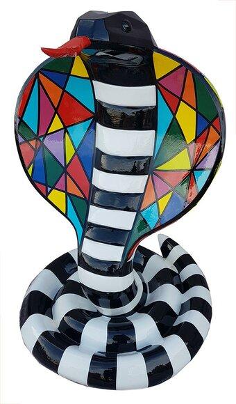 Designer Abstract Modern Figurine Snake Cobra Decorative Garden Sculptures Snake