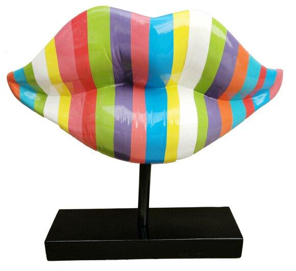 Modern Abstract Design Lips Sculpture Decoration Sculptures Living Room Deco