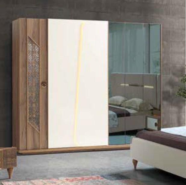 Closet Brown Luxury Furniture Italian Furnishings Bedroom