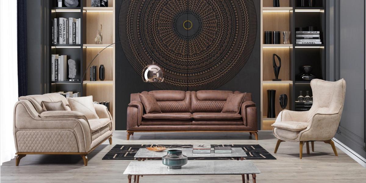 Design sofa couch sofa set 331 seater set upholstered set