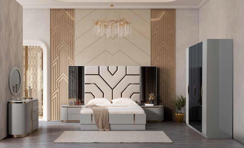 Luxury Bedroom Wardrobe Modern Wardrobe with Mirror