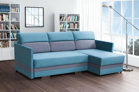 Sofa Sleeper Sofa Designer Sofa with Bed Function + Bed Drawer Corner Sofa Couch