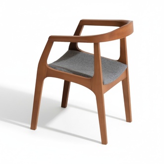 Kitchen chairs seating set dining room chairs wooden chairs brown 2pcs chairs