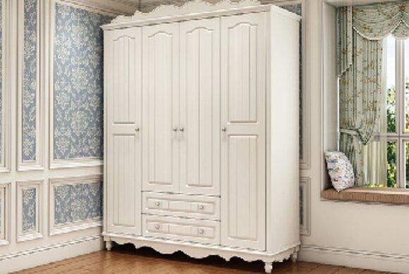 Closet Cabinet Baroque Style Furniture Classic Bedroom Cabinets Wood