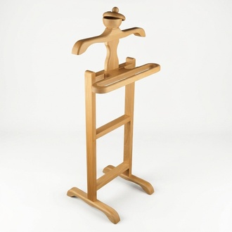 Clothing rack beech wood laundry rack clothes pole coat rack stand
