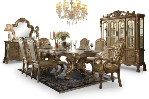 Royal Dining Table 6x Chairs Complete Dining Room Set Table Chair Group