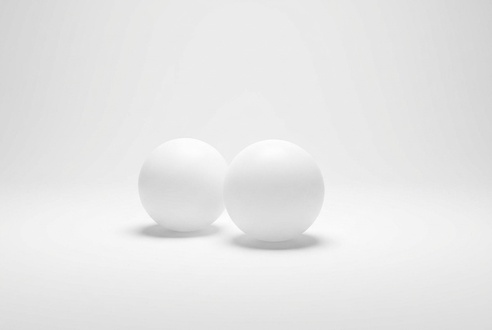 Decorative garden sculpture designed as a Ball Luminous light 40+50cm