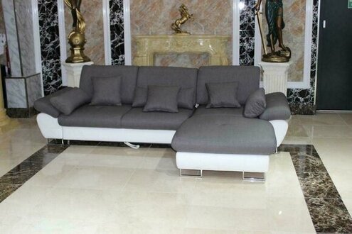 Living area fabric sofas set design modern sofas corner sofa textile On Stock