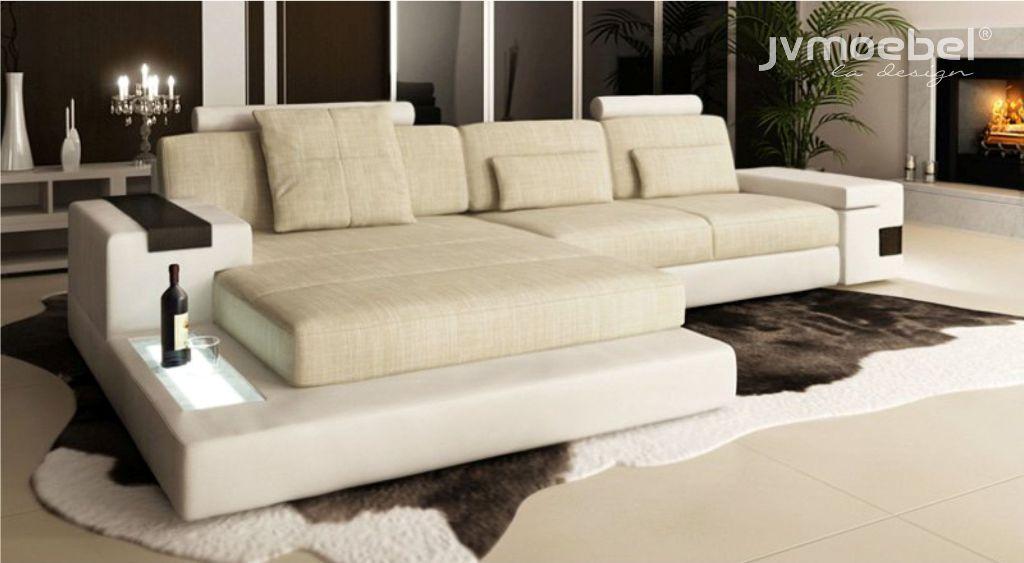 L-shape Bed Function Couch Textile Leather Sofas Couches Sleep Sofa Design Corner Sofa