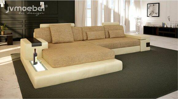 L Shape Sofa Couch Design Couch Textile Modern Upholstery Living Area Corner Sofa New