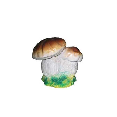 Decorative garden figure designed as two mushrooms 14cm L7
