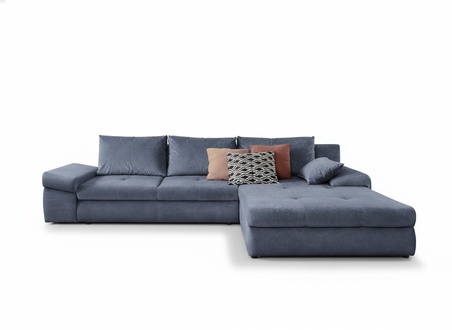 L Shape Seat Colour Corner Sofa Couch Upholstery Living Room Textile Grey Sofa Sofas