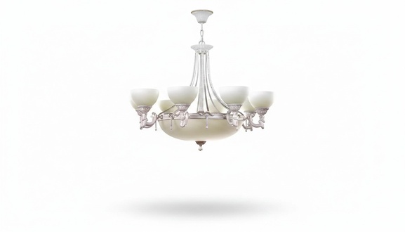 Lamps chandelier lustre chandelier white ceiling lamp glass modern
