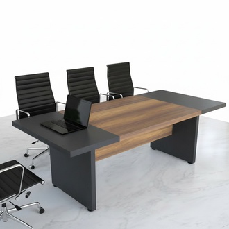 Large conference table meeting tables conference furniture brown wood 220