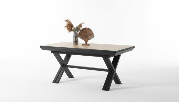 Large Table Conference Tables Dining Room Table Extendable Wood Brown XXL