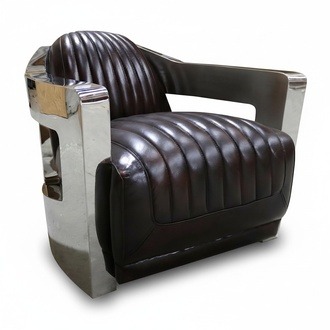Leather armchair Armchair Aviator Club armchair Art Deco Cocktail armchair aviator furniture new