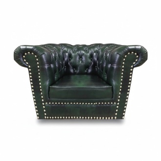 Leather armchair upholstered furniture living room couch chesterfield seat modern