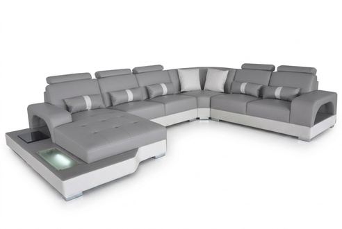 Leather Corner Sofa Corner Living Room Set Design Modern Couch Sofas UForm G8015