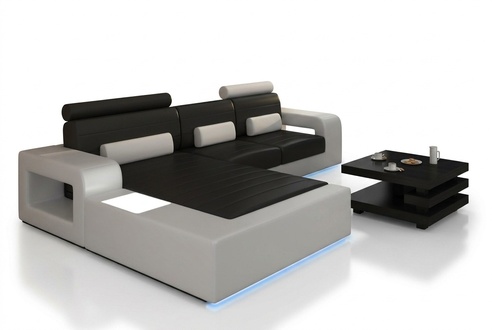 LEATHER CORNER SOFA SET with USB, CUSTOM-MADE LEATHER SOFA SET CORNER SOFA