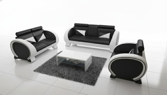 LEATHER SOFA 3+1 COUCH UPHOLSTERY SET UPHOLSTERED SOFA LEATHER SOFA DESIGNER SOFA with USB