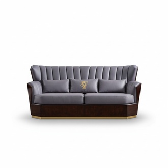Leather Sofa 3 Seater Sofa Upholstery Sofas Design Luxury Couch Furniture Three Seater New