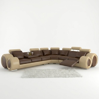 LEATHER SOFA LEATHER COUCH CORNER SOFA LIVING ROOM SET BLACK WHITE CORNER COUCH DESIGN SOFA