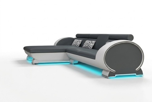 LEATHER SOFA CORNER SOFA SOFA SET DESIGNER COUCH WITH FUNCTIONALITY SOFA with USB UPHOLSTERY