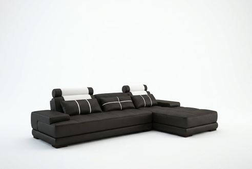 Leather sofa corner sofa sofa + USB upholstered corner designer sofas couches new Paris white