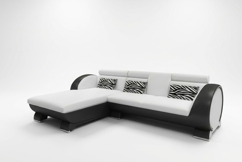 LEATHER SOFA CORNER COUCH UPHOLSTERED CORNER SOFA SOFA SET DESIGNER COUCH SLEEP FUNCTION