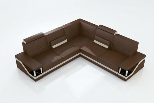 Leather sofa corner couch sofa + USB poster corner set sofas fabric leather set new