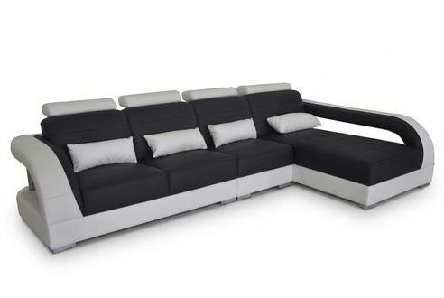 Leather sofa corner sofa + USB set living landscape upholstered L-shape couch sofa G8012C