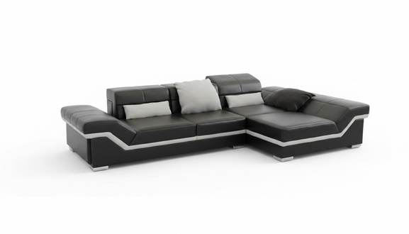 Leather sofa corner sofa with USB sofa set couch residential landscape upholstered sofa new